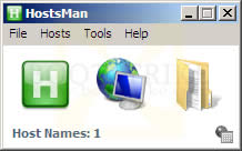 HostsMan Main Interface