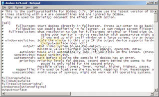 Dosbox Configuration File