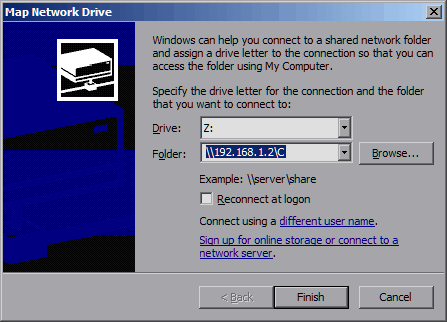 Map Network Drive