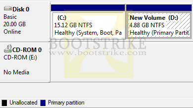 The drives are now nicely assigned drive letters